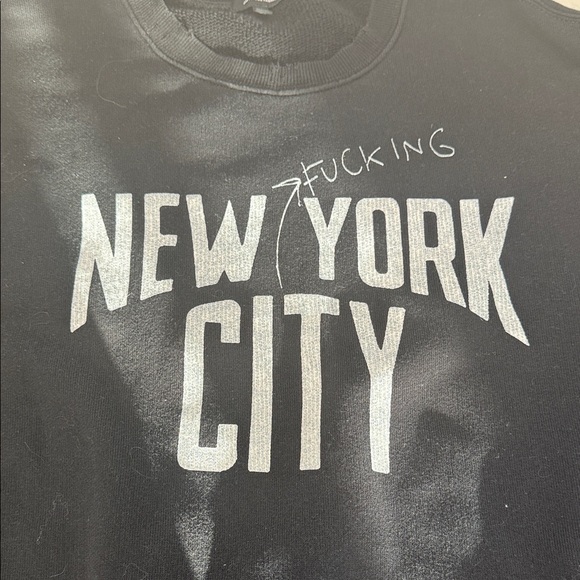 R13 graphic crew neck sweatshirt - Picture 2 of 7